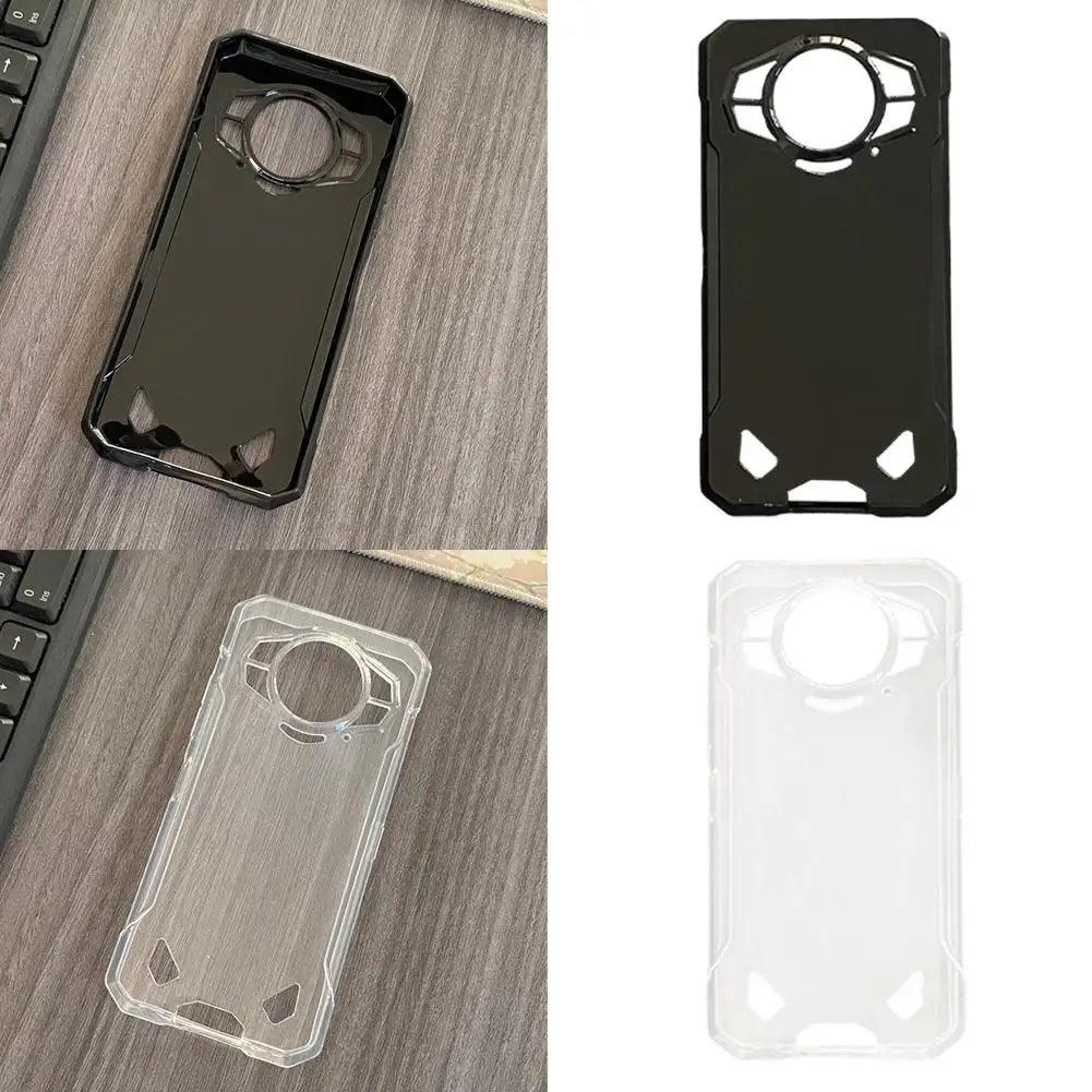 Case For Doogee S200 5G Black/ Transparent Phone Cover For Doogee S 200 Protective Shell Back Cases Funda