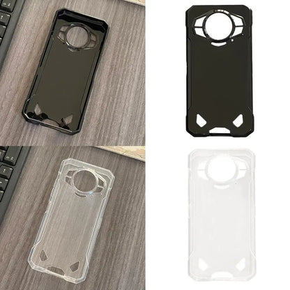 Case For Doogee S200 5G Black/ Transparent Phone Cover For Doogee S 200 Protective Shell Back Cases Funda