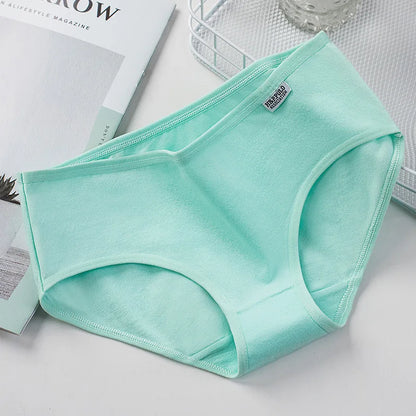 3Pcs Sexy Panties Women Cotton Underwear Antibacterial Briefs Girls Seamless Cozy Female Underpants Intimates Low-Rise Lingeries