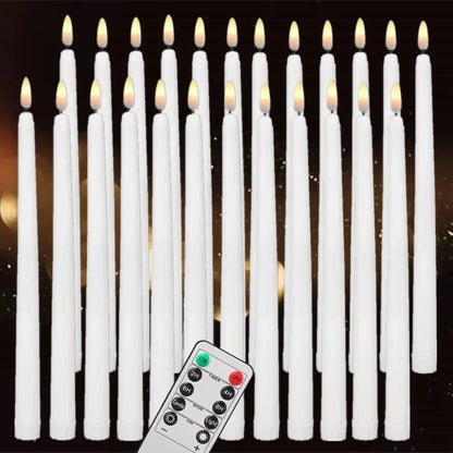 12/24Pcs Flameless LED Candle Battery Operated Flickering Candle For Home Christmas Party Wedding Decoration Tealight Candles