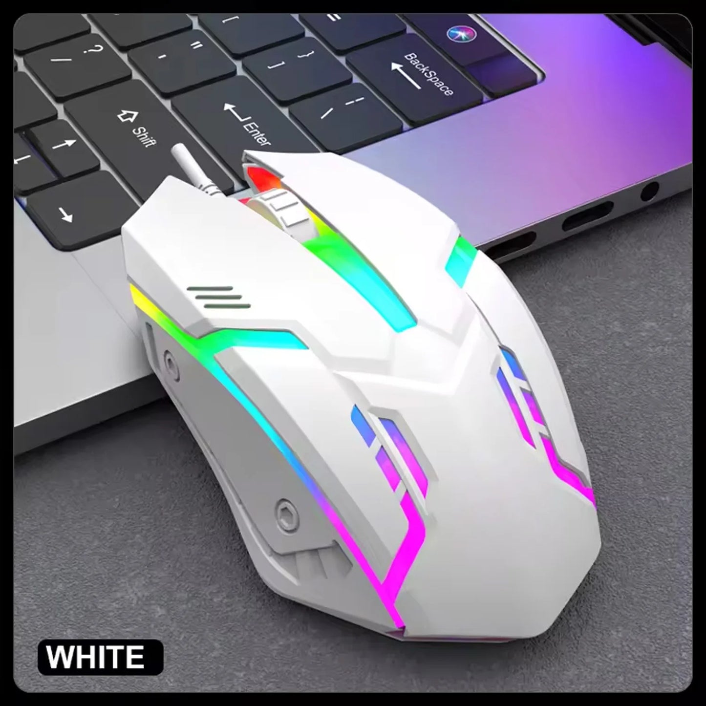 Practical Computer Mouse USB Mechanical Gaming Keyboard Mouse Anti-slip Matte Computer Keyboard For Suitable For PC And Tablets