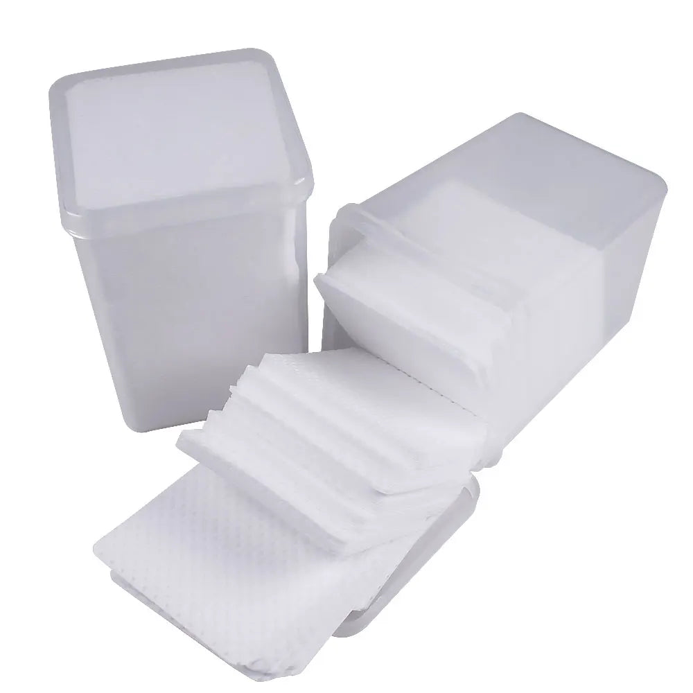 200pcs Wipes Paper Cotton Eyelash Glue Remover Wipe Mouth Of The Glue Bottle Prevent Clogging Glue Cleaner Pads Lash Extension