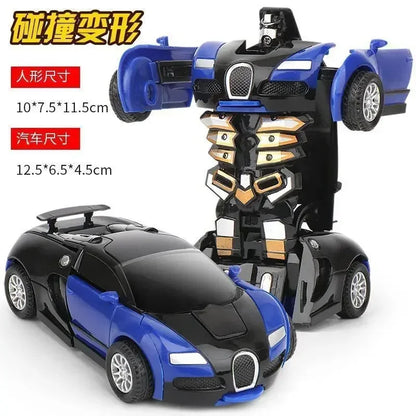Transforming Inertial Car with Collision Technology: Autobot Robot Car for Boys