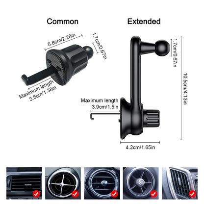 Car Phone Holder Bracket Accessories Interior Air Outlet Vent Base Gadget Universal Auto Cellphone Support Accessories