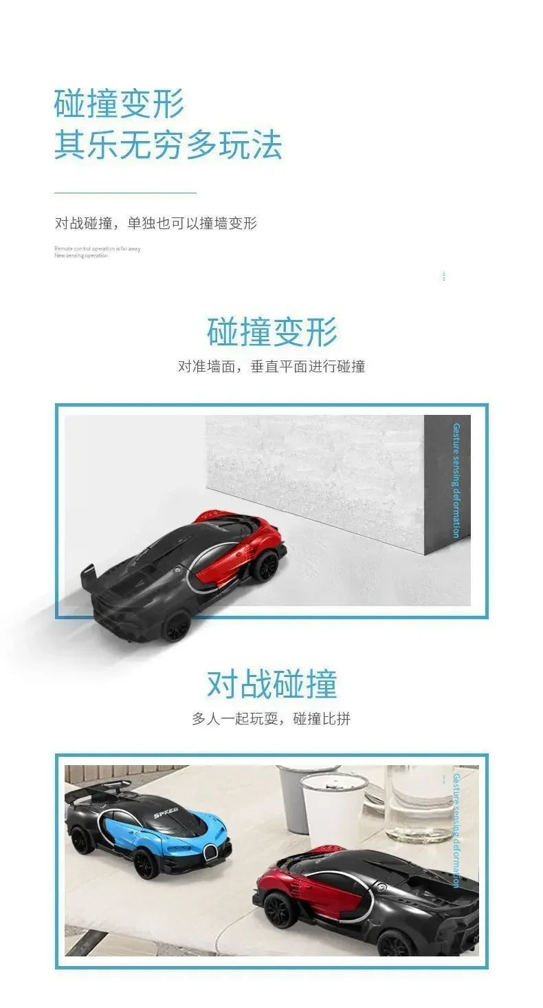 Transforming Inertial Car with Collision Technology: Autobot Robot Car for Boys