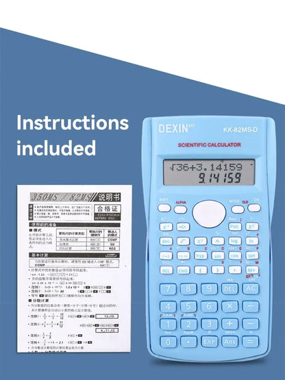 Multifunctional Scientific Calculator Student Simple Portable Big Screen Function Calculator Stationery School Office Supplies