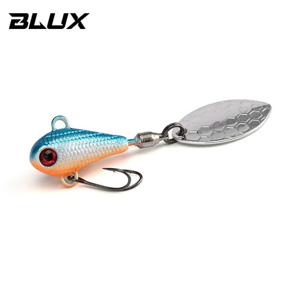 BLUX SPINTAIL Fishing Lure 4.5g 7g 11g Mag Tail Spinner Shad Metal Vib Casting Shore Jig Bait Copper Blade Spoon Freshwater Bass