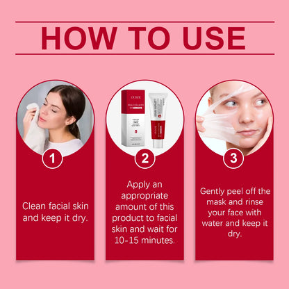 قناع تقشير الكولاجين، قناع تغليف الكولاجين الليلي، قناع ترطيب الكولاجين المتحلل، العناية بالبشرة الكورية