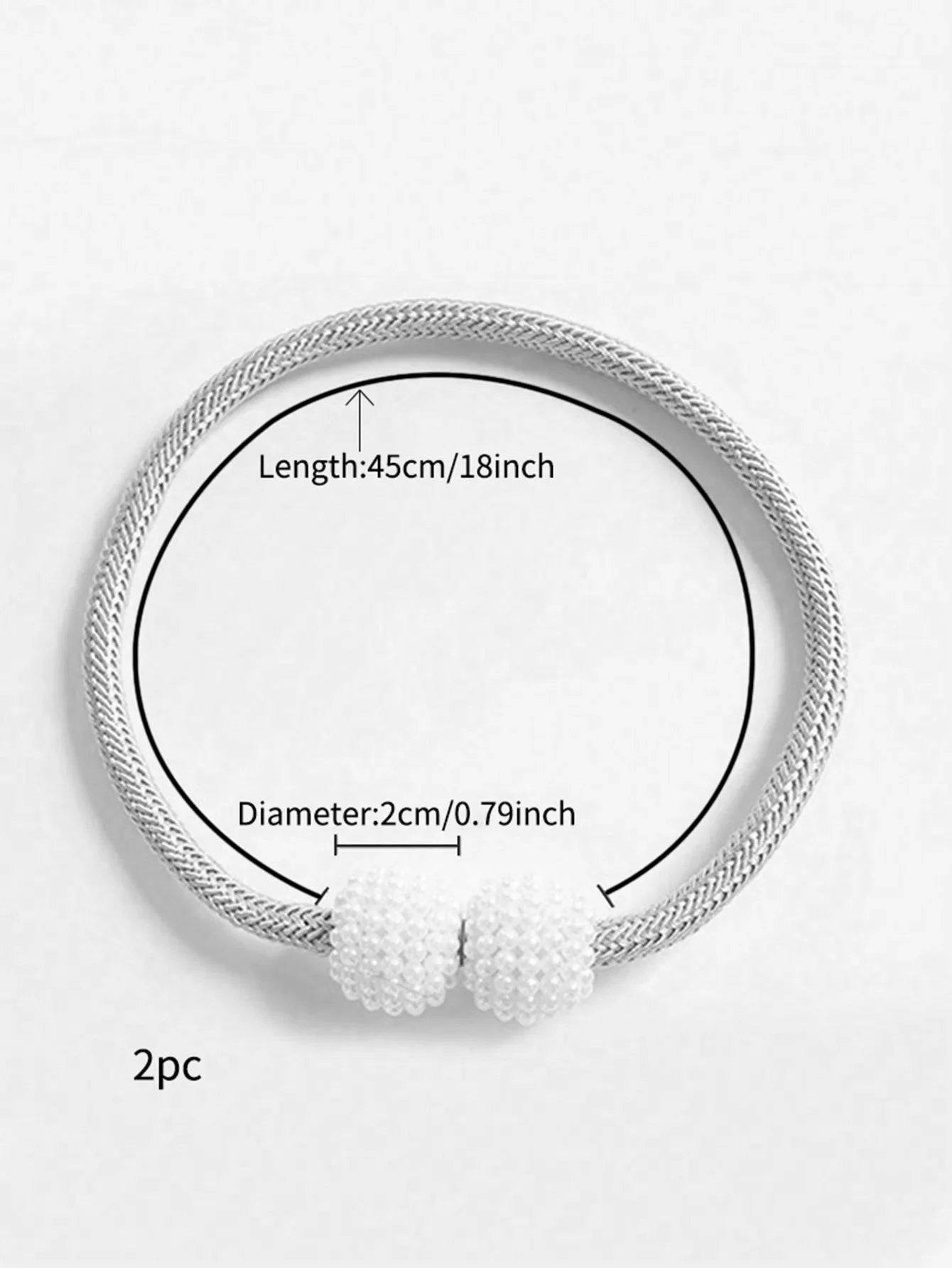 2pcs curtain bundling straps creative high-end functional straps simple thick tie rope household strong magnetic suction