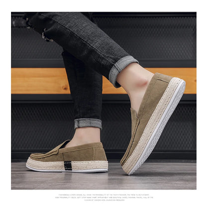 Shoes For men Summer Breathable One Foot Men Casual Shoes Low Cut Comfortable Walking Shoes Sneakers