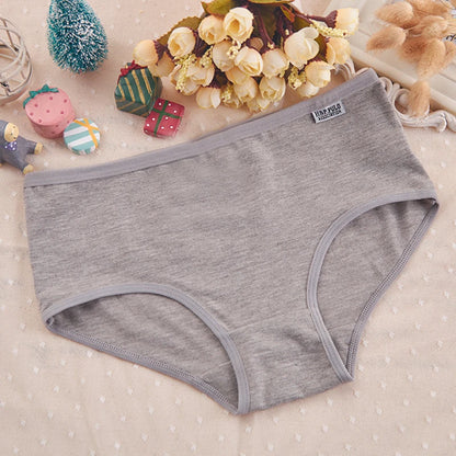 7Pcs/Lot Plus Size Underwear Women's Panties Cotton Girl Brief Sexy Lingeries Shorts Underpant Solid Panty Female Intimate M-4XL