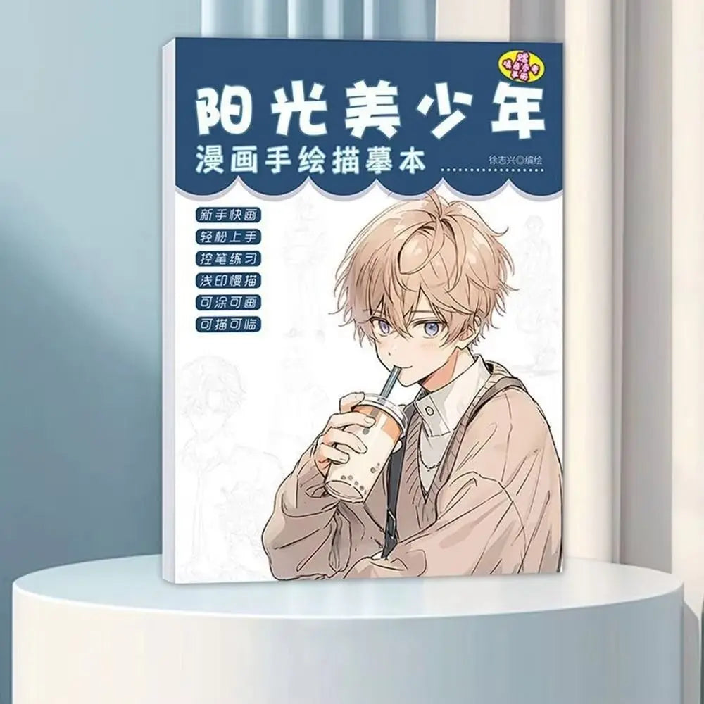 New Anime Drawing Copy Books Cartoon Character Copy Comics Tutorial Books Painting Exercise Book Hand Drawn Book Gifts
