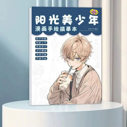 New Anime Drawing Copy Books Cartoon Character Copy Comics Tutorial Books Painting Exercise Book Hand Drawn Book Gifts