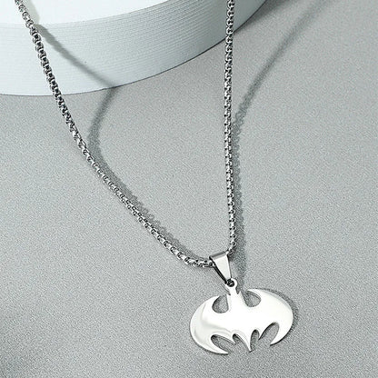 DC Comics Batman Fashion Accessories Necklace for Men and Women Stainless Necklace Vintage Solid Metal Colla Birthday Gifts New
