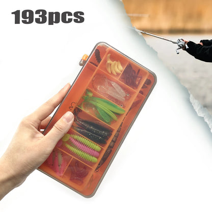 Fishing 83/133/193/239/409pcs Fishing Lure Kit For Trout/Pike/Bass Multi-Lure Fishing Set Layered Tackle Pro Gear Tackle Box