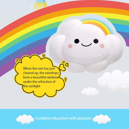 Cloud Weather Bath Toy for Kids Press Spray Educational Water Cycle Play Pool Beach Safe Fun