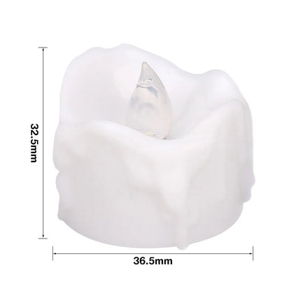 12/24Pcs Flameless LED Candle Battery Operated Flickering Candle For Home Christmas Party Wedding Decoration Tealight Candles