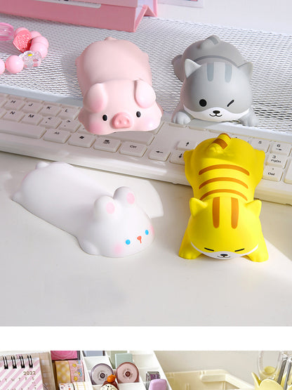 Cute Mouse Pad Keyboard Mouse Wrist Rest Support Girl Soft Computer Laptop Desk Mat Typing Protection Wrist Ergonomics Kawaii
