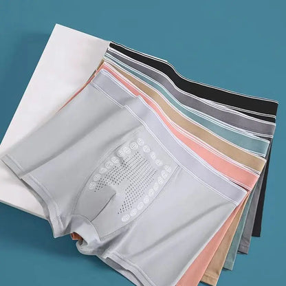 Energy Field Therapy Men's Underwear Elastic Polyester Fibre Long Lasting Slim Briefs Breathable Magnetic Therapy Men Underwear