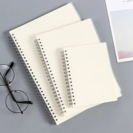 A5/B5 Notebook Spiral book coil Planner Lined Blank Grid Paper Journal Diary Sketchbook For School Supplies Stationery Office