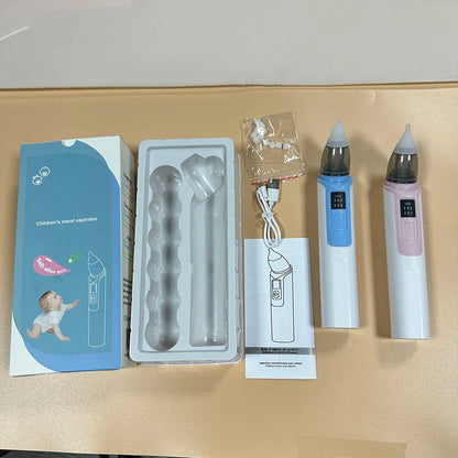 2024 New Pattern Baby Electric Nasal Aspirator Charging Version Newborn Baby Nasal Aspirator Suck Out Prevent Nasal Congestion