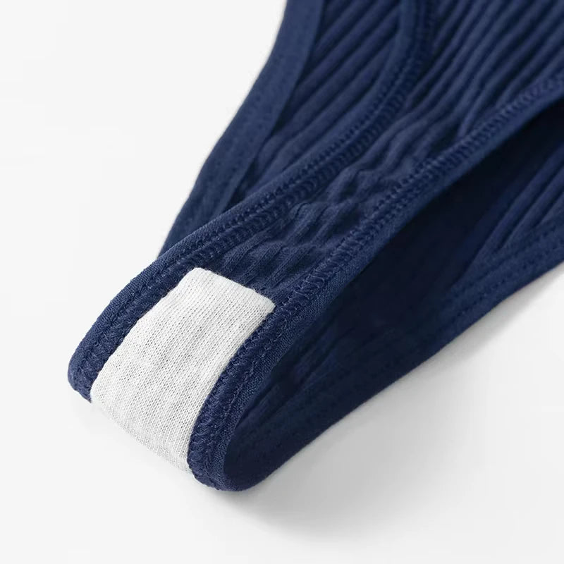 10PCS women's panties Cotton striped bikini panties Sexy sport thong soft, comfortable and breathable pure cotton sexy