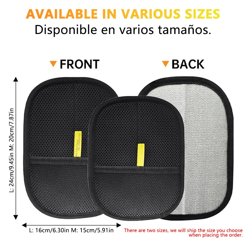 Reusable Double-Sided Pet Hair Removal Glove Anti-Static Grooming Tool for Cats Dogs Soft Brush Mitt for Furniture Carpet Cloth