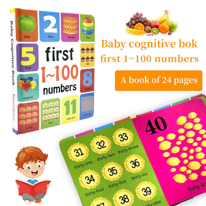 0-2 Years English Children's Cognitive Encyclopedia Enhancing Cognition Children's Early Learning Books Gifts