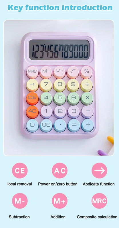 Calculator Dopamine Candy Color High Value Multifunctional Calculator for College Students Children Learning