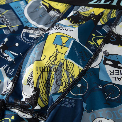 5/10 Pack Multi-size Teenagers To Adults Men's Boyshort Leisure Sports Joker Elastic Waist Long Men's Underwear Can Be Parent-ch