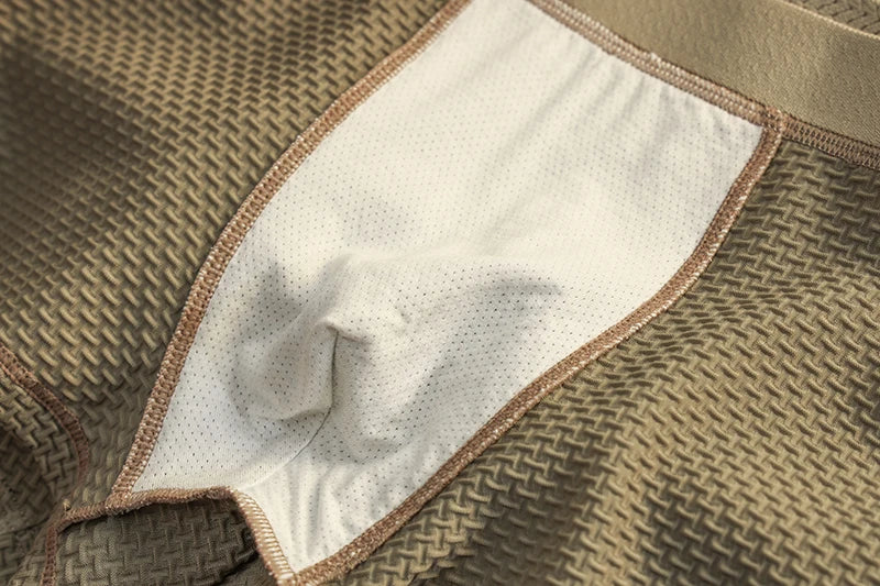 1pcs Men's Boxer Shorts Ice Silk Underwear Plus Size Underpants Breathable Sexy Slim Panties Air-conditioned Lingerie Wholesale