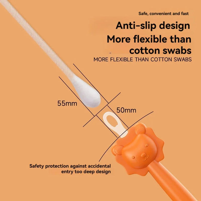 Multi-purpose Ear Nose Cleaner Soft Ear Wax Cleaner Cleaning Tool Baby Ear Cleaner Spoon Double-headed Earwax Cleaner