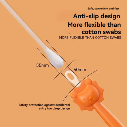 Multi-purpose Ear Nose Cleaner Soft Ear Wax Cleaner Cleaning Tool Baby Ear Cleaner Spoon Double-headed Earwax Cleaner