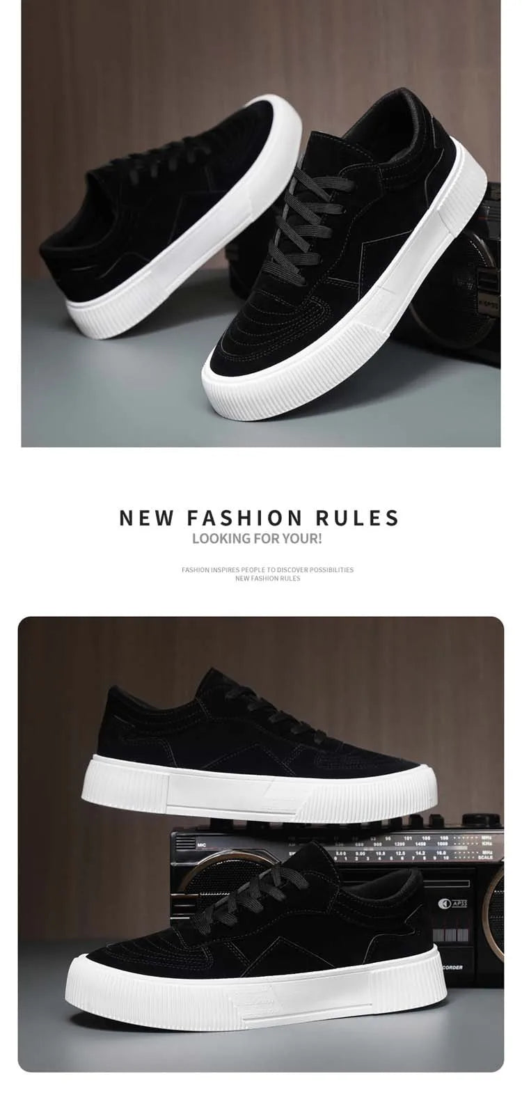 Men's Sneakers Fashion Flat Shoes for Man High Quality Casual Shoes for Men Classical Cosy Comfortable Wear-resistant Pure Color