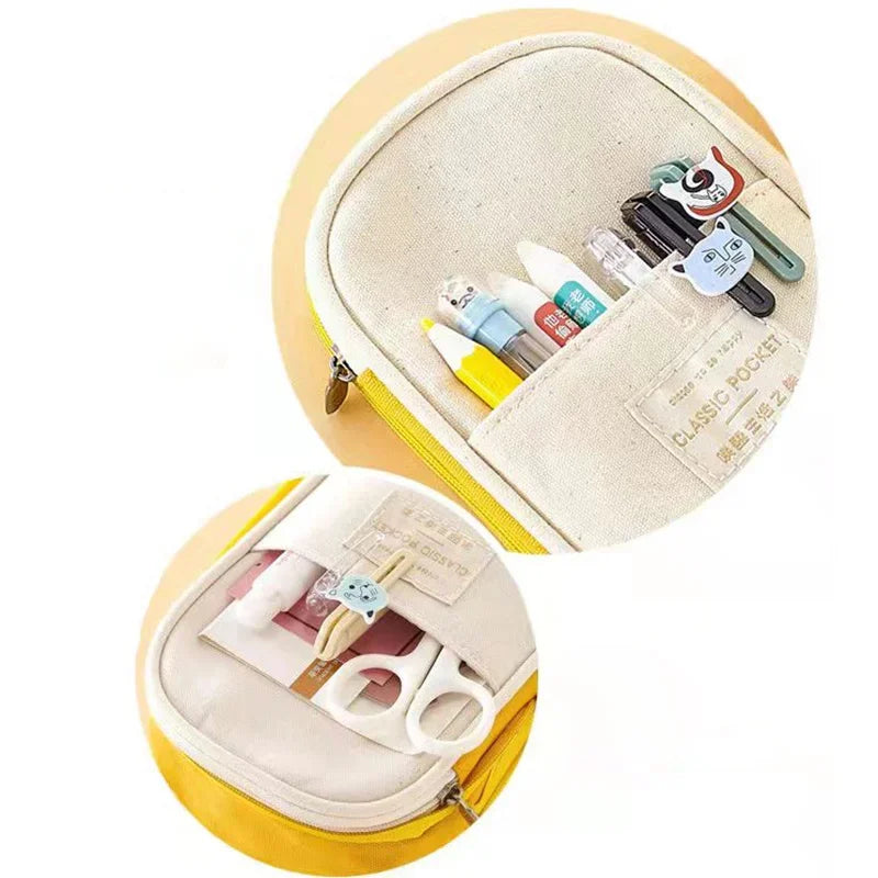 Kawaii Pencil Cases Large Capacity Pencil Bag Pouch Holder Box for Girls Office Students Organizer School Stationery Supplies