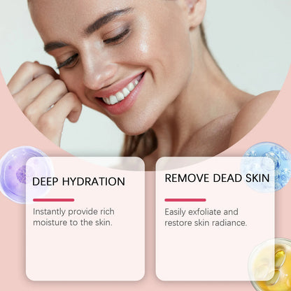 قناع الوجه الليلي بالكولاجين المتحلل قناع مقشر ومرطب لتعزيز مرونة البشرة ويقلل من ترهلها وبهتانها