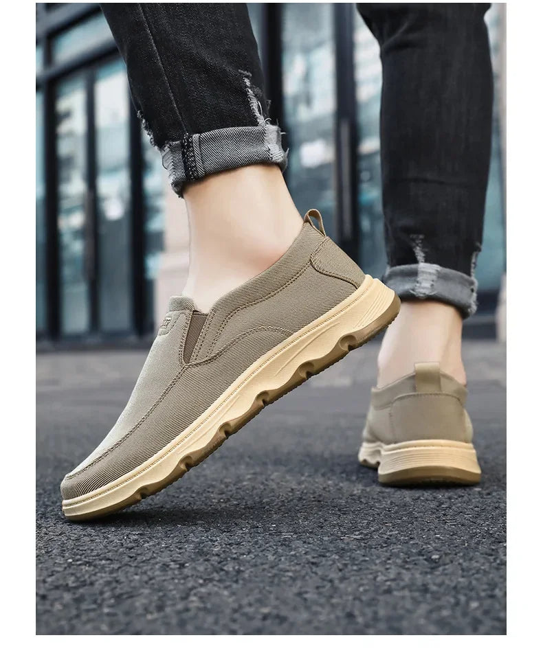 Shoes for men, 2024 autumn new single shoes, British style bean shoes, dad shoes, one foot casual shoes
