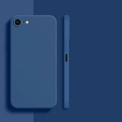 For iPhone 8 Case For iPhone SE 2022 2020 7 8 Plus Cover Case Luxury Shockproof Soft TPU Liquid Silicone Phone Back Cover Case