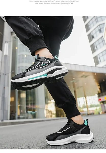 Sneakers for Men Fashion Outsole Male Casual Sport Shoes Man Running Flats Shoes Tenis De Mujer Zapatillas Sapato Masculino