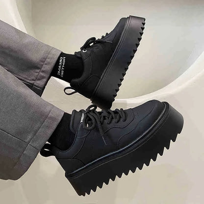 Men's Shoes Spring Autumn New Men Thick Soled Casual Sneakers High Quality Comfortable Soft Board Shoes Versatile Zapatos Hombre