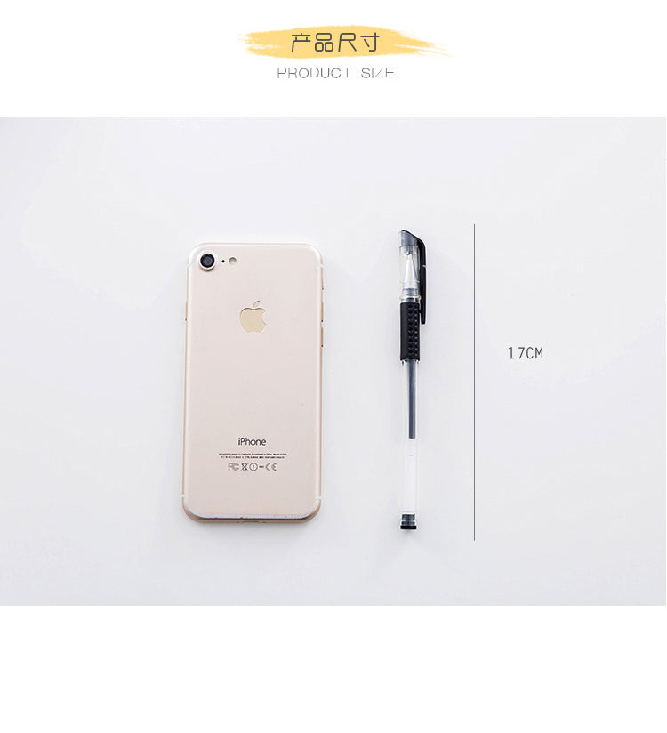 Gel pens Set Black Blue Red Refill Gel Pen Bullet Tip 0.5mm School & office Supplies Stationery kawaii accessories stationery