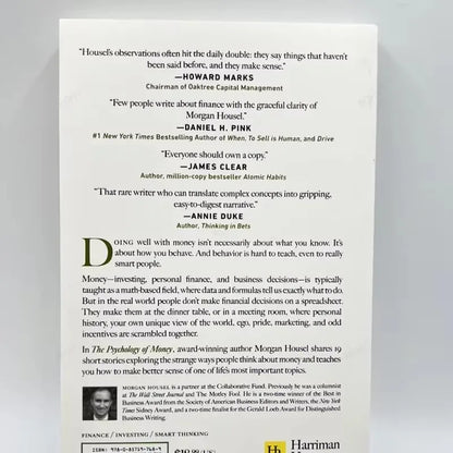 The Psychology of Money Books for Adults, Timeless Lessons on Wealth, Greed Happiness Business Books