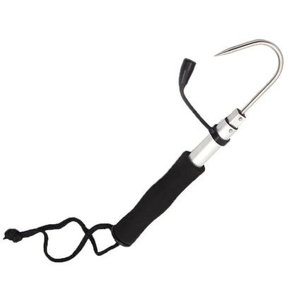 Telescopic Retractable Fish Gaff Stainless Ice Sea Fishing Spear Hook Tackle New
