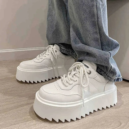 Men's Shoes Spring Autumn New Men Thick Soled Casual Sneakers High Quality Comfortable Soft Board Shoes Versatile Zapatos Hombre