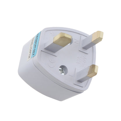 UK Plug Adapter for  Charges / phone / laptop / portable DVD player, Digital Camera Converts a US 2 pin plug to a UK 3 pin plug