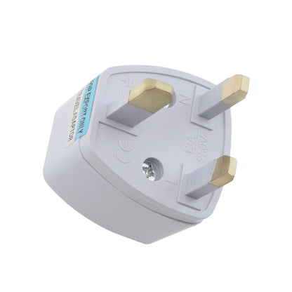 UK Plug Adapter for  Charges / phone / laptop / portable DVD player, Digital Camera Converts a US 2 pin plug to a UK 3 pin plug