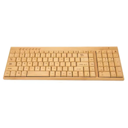 SOFT-Wireless Keyboard Mouse Bamboo Wood Computer Keyboard Bamboo Wireless Keyboard Andmouse