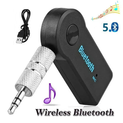 Aux Car Wireless Bluetooth 5.0 Receiver Adapter 3.5mm Jack for Car Music Audio A2dp Headphone Converter Handsfree
