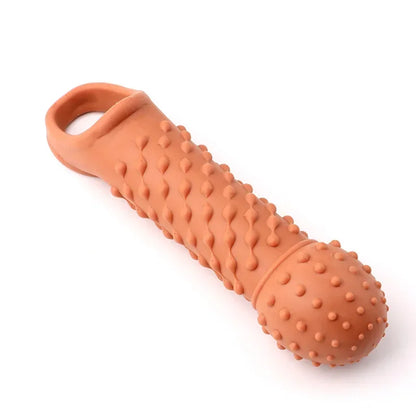 Reusable Condom for Sexual Pleasure Hard Rough Big Condom Penis Sleeve Extender for Men Delay Ejaculation