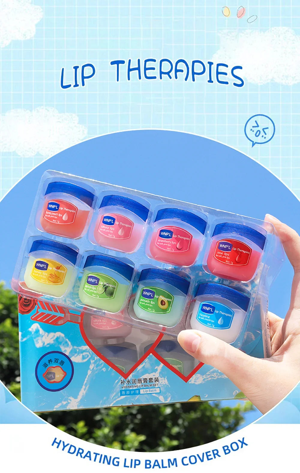 Moisturizing All-natural Lip Mask Lip Balm Healing For Dry Lips Moisturizing Power Lip Care Kit Nourishing Repair